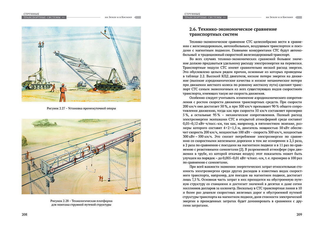 Научное издание Анатолия Юницкого - Струнные транспортные системы: на Земле и в Космосе