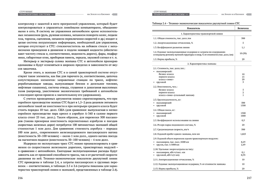 Научное издание Анатолия Юницкого - Струнные транспортные системы: на Земле и в Космосе
