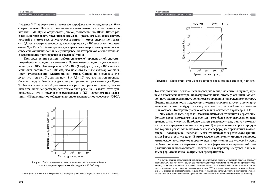 Научное издание Анатолия Юницкого - Струнные транспортные системы: на Земле и в Космосе