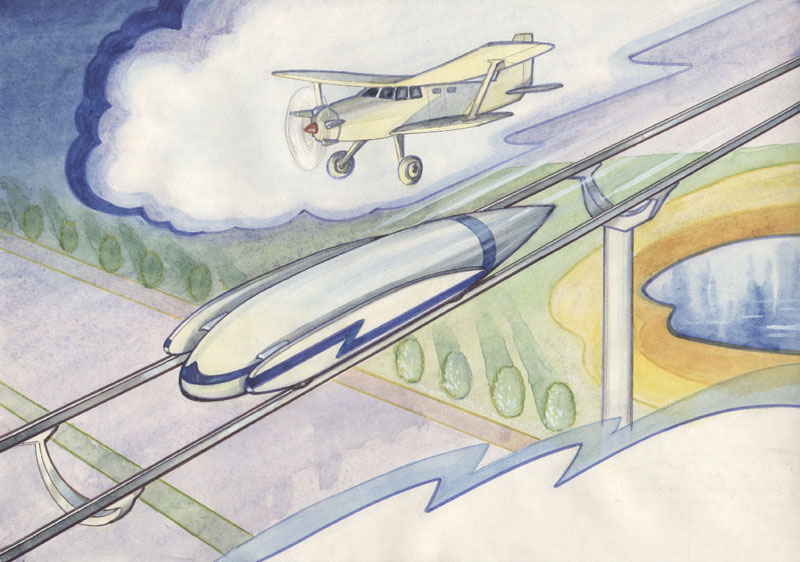 У рельсового автомобиля - скорость самолета