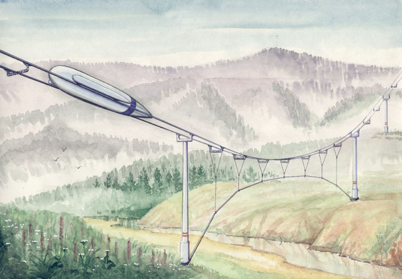 Анатолий Юницкий - вертикальная кривая на предварительно напряженной путевой структуре