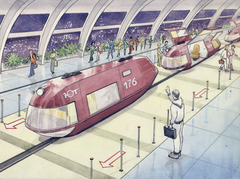 Анатолий Юницкий - транзитный пассажирский вокзал Ютрана