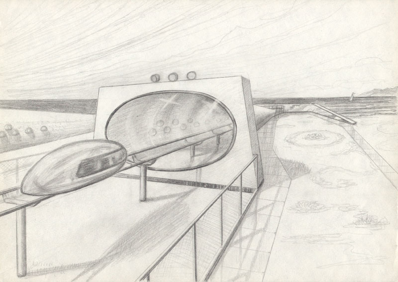 Анатолий Юницкий - визуализация входа в морской участок струнной дороги