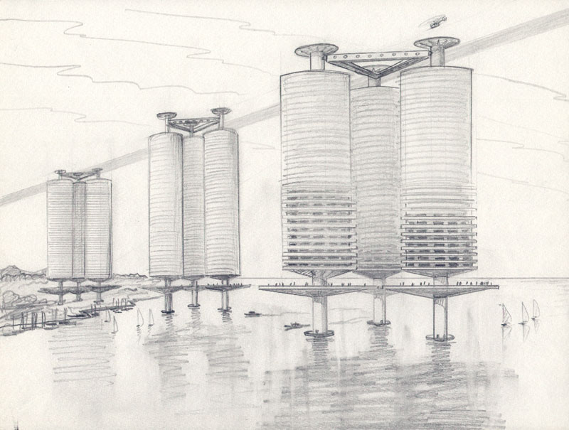 Анатолий Юницкий - устойчивый к землетрясениям и цунами линейный город