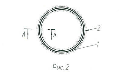 ГКТС показана в разрезе, вид сверху