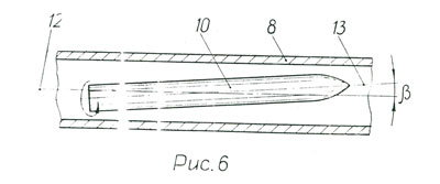 Движение снаряда в ГКТС