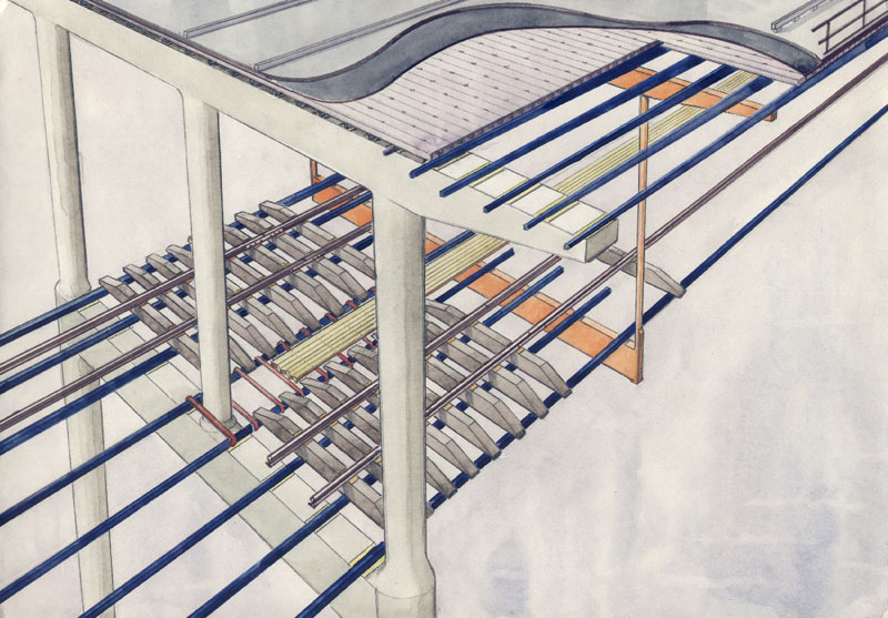 Анатолий Юницкий - железнодорожная эстакада