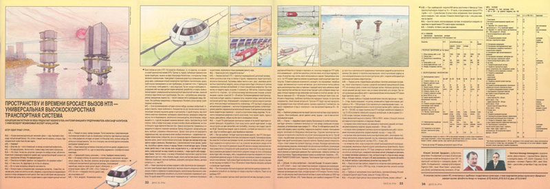 Пространству и времени бросает вызов НТЛ Юницкого - универсальная высокоскоростная транспортная система