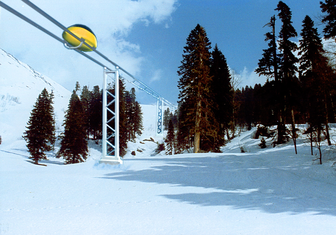 Трасса СТС в тайге