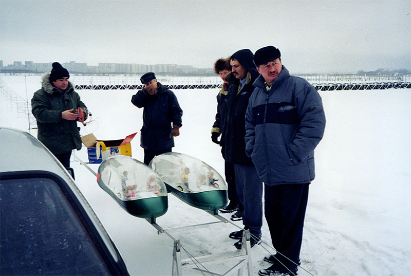 На Тушинском аэродроме в Москве прошло первое испытание действующих трассы и двойного модуля СТЮ масштаба 1:5, продувка которого в аэродинамической трубе состоялась в октябре
