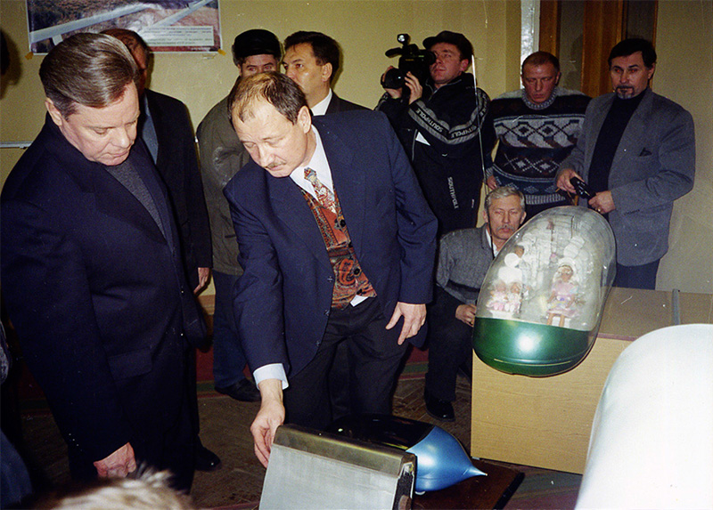 В Администрации Озёрского района состоялась презентация действующей модели струнного транспорта Юницкого Губернатору Московской области Громову Борису Всеволодовичу