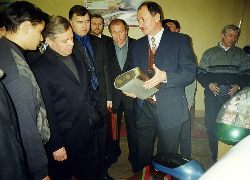 В Администрации Озёрского района состоялась презентация действующей модели струнного транспорта Юницкого Губернатору Московской области Громову Борису Всеволодовичу