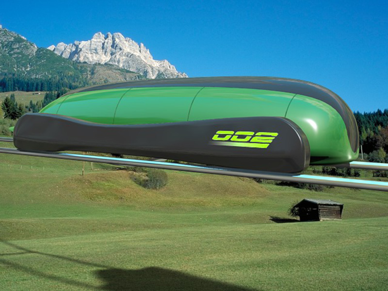 Представлены иллюстрации струнной транспортной системы (СТС) за период времени с 1997 по 2000 годы