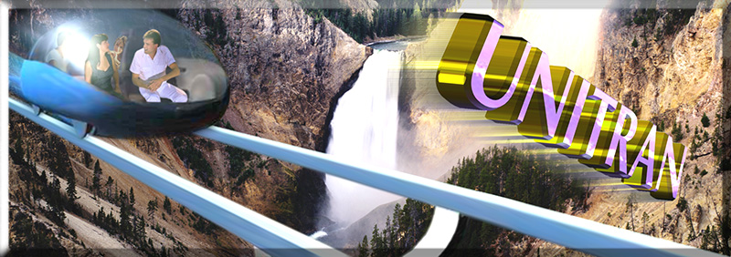 Представлены иллюстрации струнной транспортной системы (СТС) за период времени с 1997 по 2000 годы