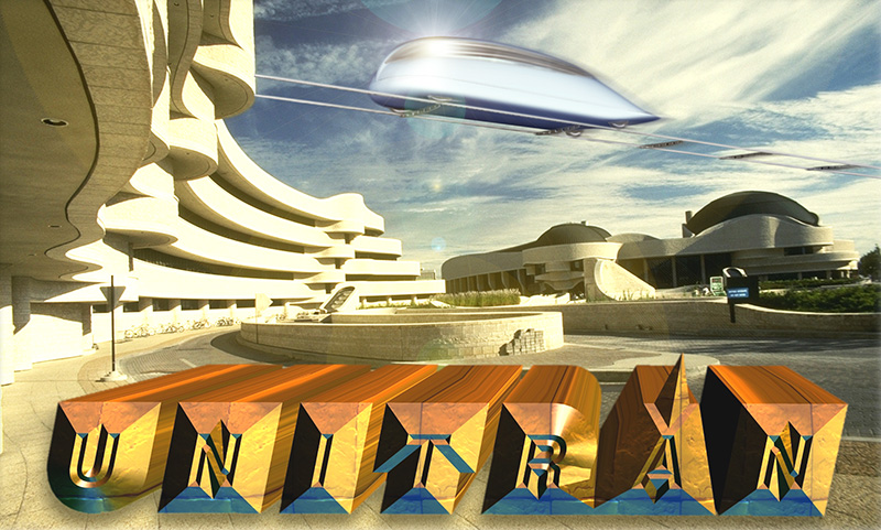 Представлены иллюстрации струнной транспортной системы (СТС) за период времени с 1997 по 2000 годы