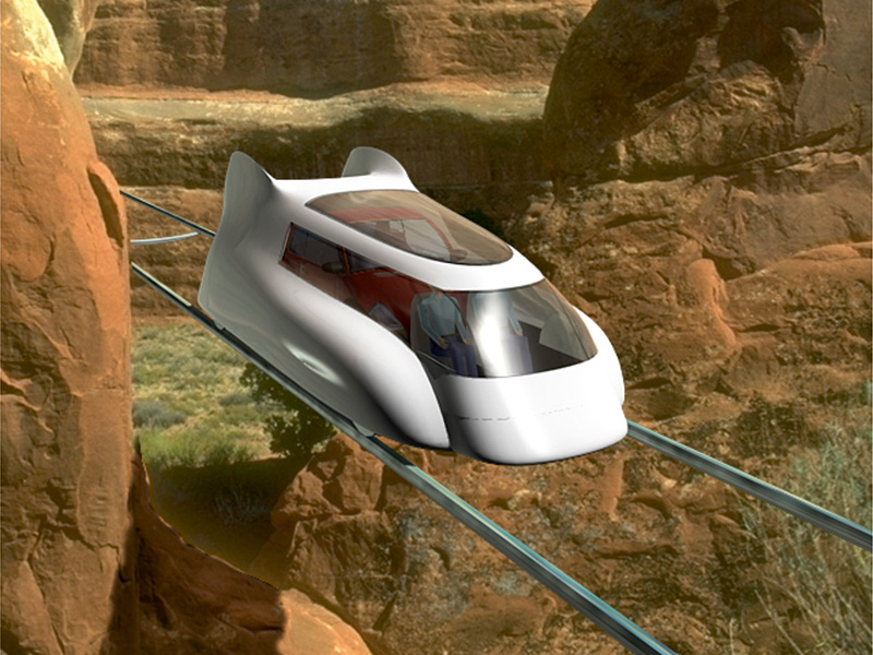 Представлены иллюстрации струнной транспортной системы (СТС) за период времени с 1997 по 2000 годы