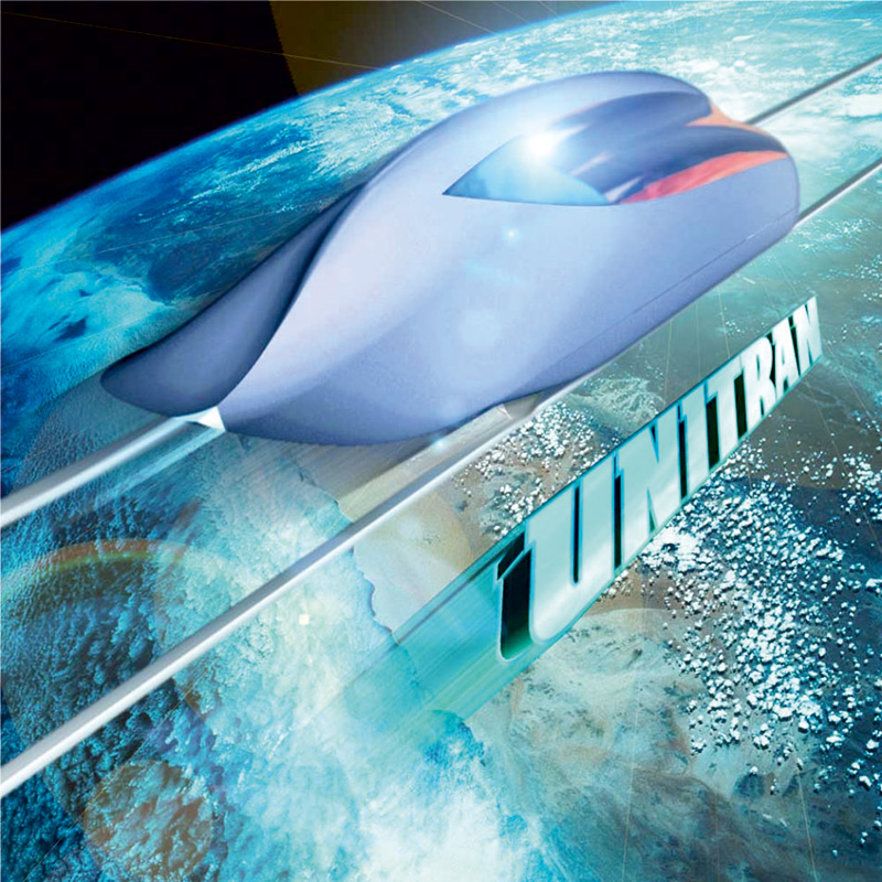 Представлены иллюстрации струнной транспортной системы (СТС) за период времени с 1997 по 2000 годы