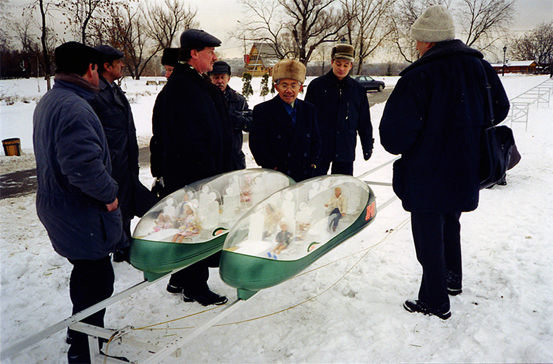 На территории музея-заповедника Коломенское состоялась презентация действующей модели СТЮ масштаба 1:5 Послу Малайзии в Российской Федерации господину Датук Яхья Баба