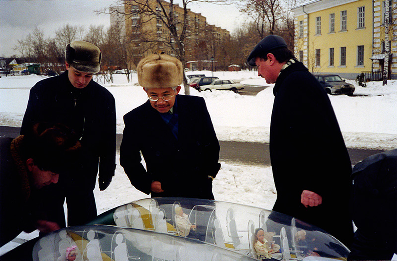 На территории музея-заповедника Коломенское состоялась презентация действующей модели СТЮ масштаба 1:5 Послу Малайзии в Российской Федерации господину Датук Яхья Баба