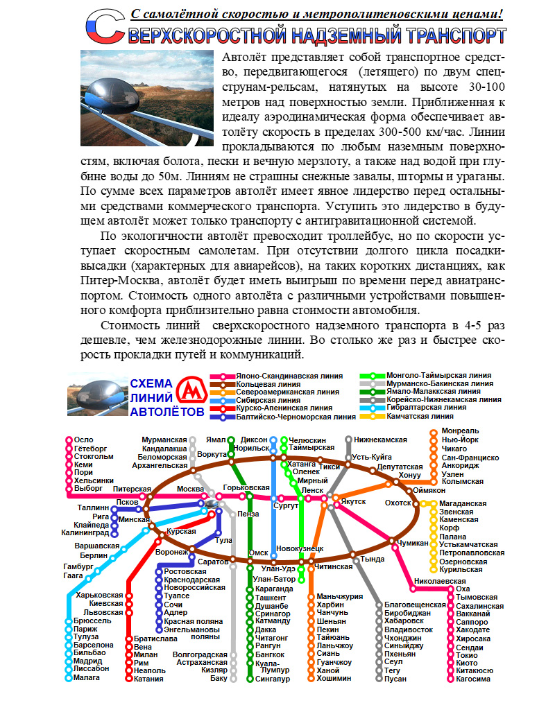 Анатолий Юницкий - Сверхскоростной надземный транспорт