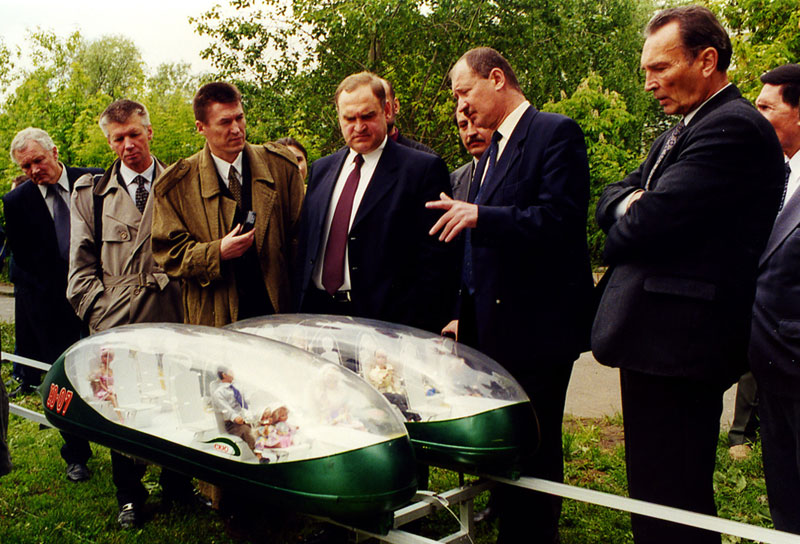 Презентация представителям Минтранса РФ действующих моделей СТЮ масштаба 1:5