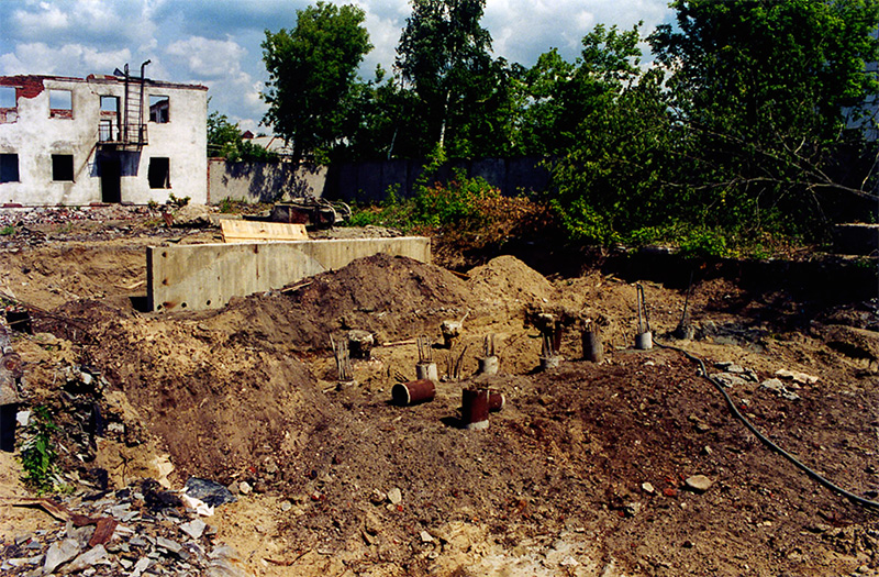 В г. Озёры Московской области начались работы по закладке фундаментов под опоры стенда СТЮ Путевая структура