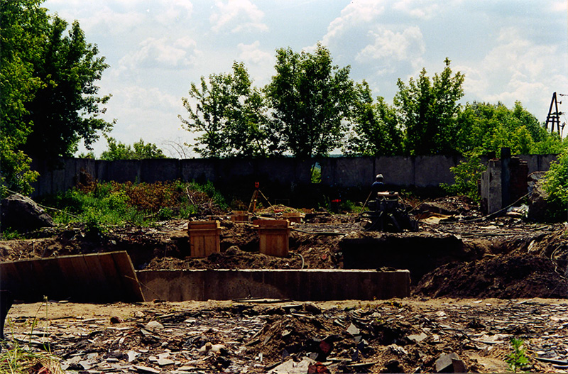 В г. Озёры Московской области начались работы по закладке фундаментов под опоры стенда СТЮ Путевая структура