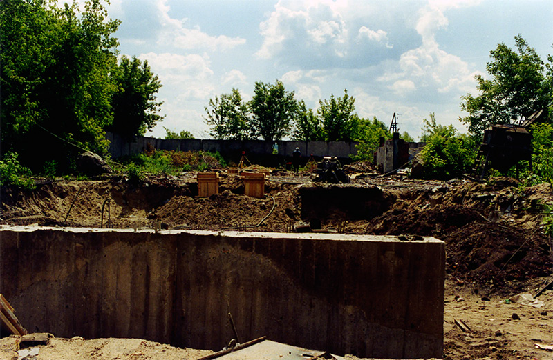 В г. Озёры Московской области начались работы по закладке фундаментов под опоры стенда СТЮ Путевая структура