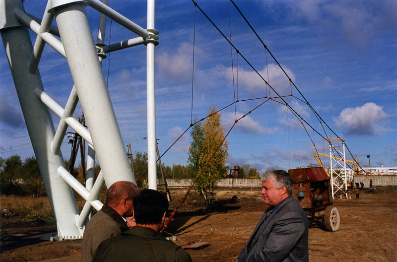 Первый заместитель Министра транспорта МО на испытательном полигоне СТЮ