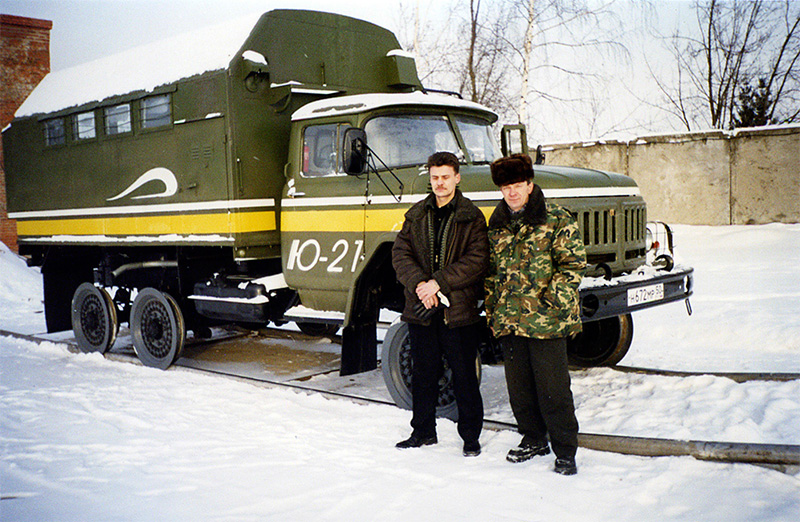 На испытательном полигоне СТЮ продолжаются зимние испытания на стенде Путевая структура