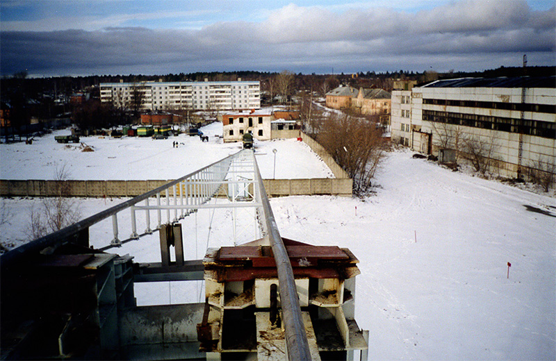 На испытательном полигоне СТЮ продолжаются зимние испытания на стенде Путевая структура
