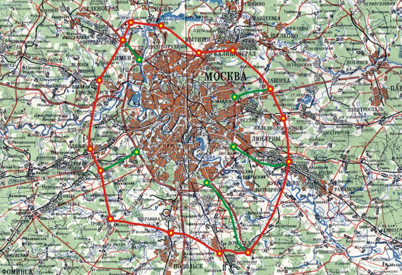 Струнная транспортная система Шереметьево - Быково - Домодедово - Внуково - Шереметьево