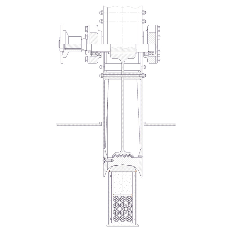 Колесо на струнном рельсе