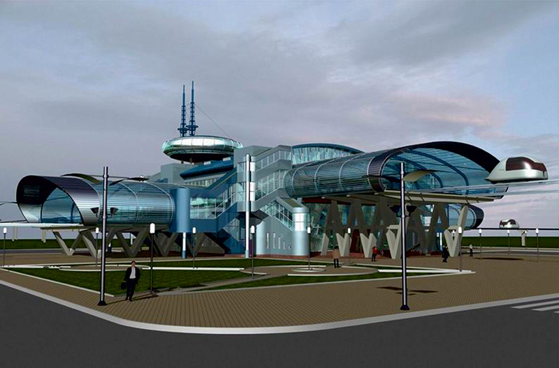 Анатолий Юницкий - Пассажирский терминал для струнного транспорта