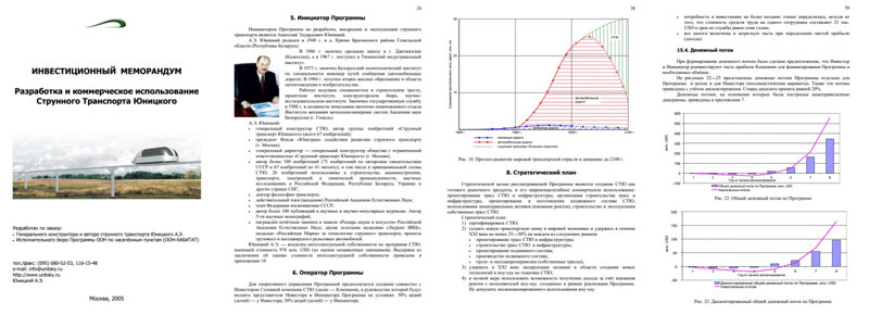 Инвестиционный меморандум: Разработка и коммерческое использование СТЮ