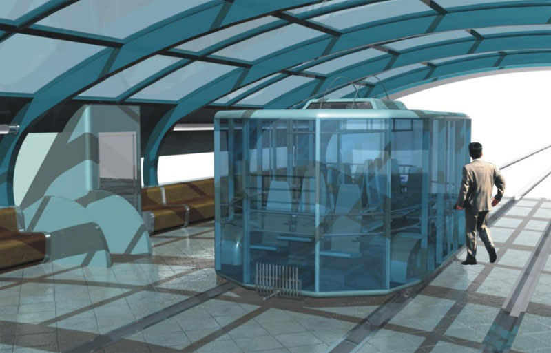 Внешний вид юнибуса Ю-362 на станции СТЮ в г. Хабаровске