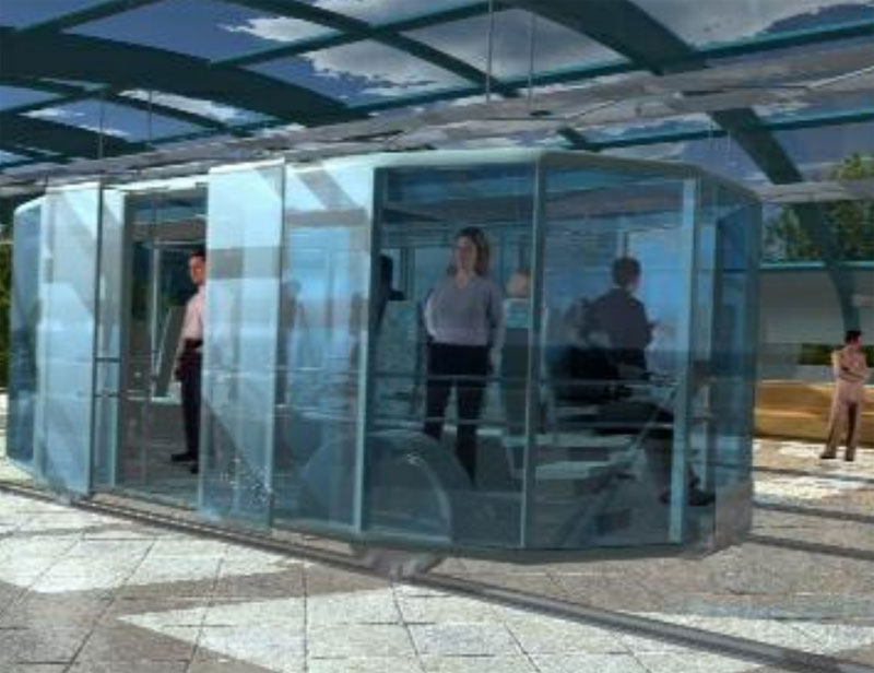 Посадка пассажиров в юнибус Ю-362 в Хабаровске