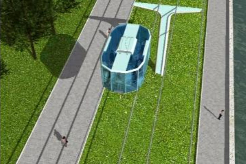 Перегон на Уссурийском бульваре в Хабаровске