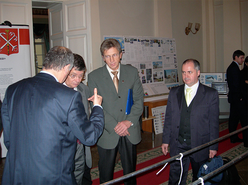 Презентация действующей модели городского СТЮ в Зимнем дворце