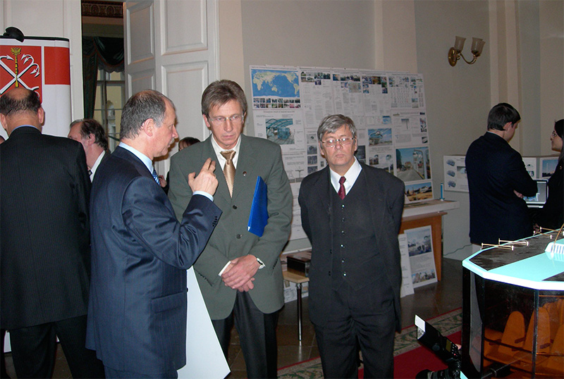 Презентация действующей модели городского СТЮ в Зимнем дворце