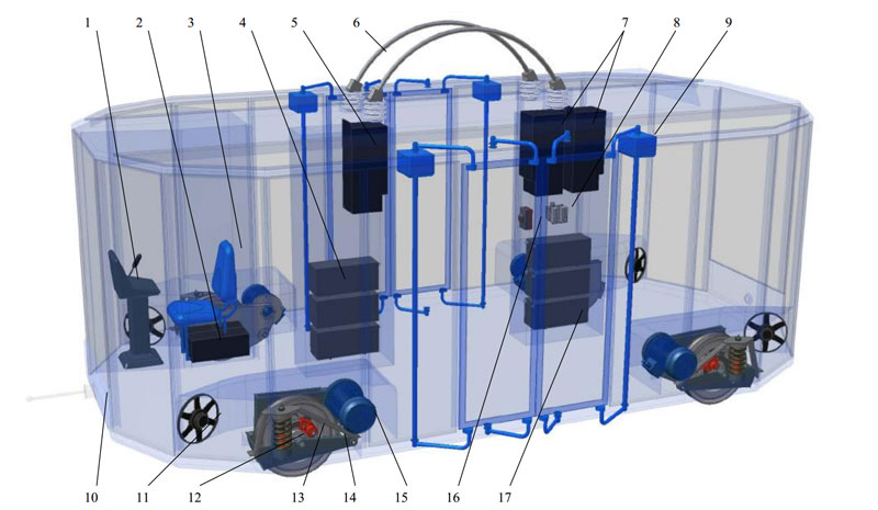 Компоновочная схема юнибуса Ю-362