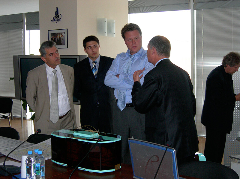 Анатолий Юницкий - Презентация президенту корпорации MIRAX GROUP Полонскому С.Ю. возможностей СТЮ по транспортной связи высотных зданий в Москве-Сити