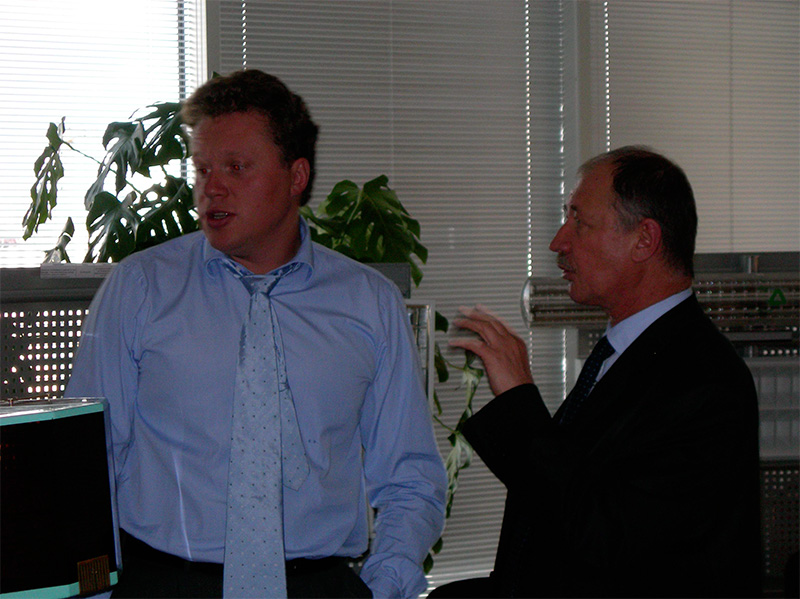 Анатолий Юницкий - Презентация президенту корпорации MIRAX GROUP Полонскому С.Ю. возможностей СТЮ по транспортной связи высотных зданий в Москве-Сити