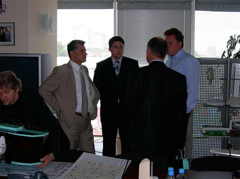 Анатолий Юницкий - Презентация президенту корпорации MIRAX GROUP Полонскому С.Ю. возможностей СТЮ по транспортной связи высотных зданий в Москве-Сити