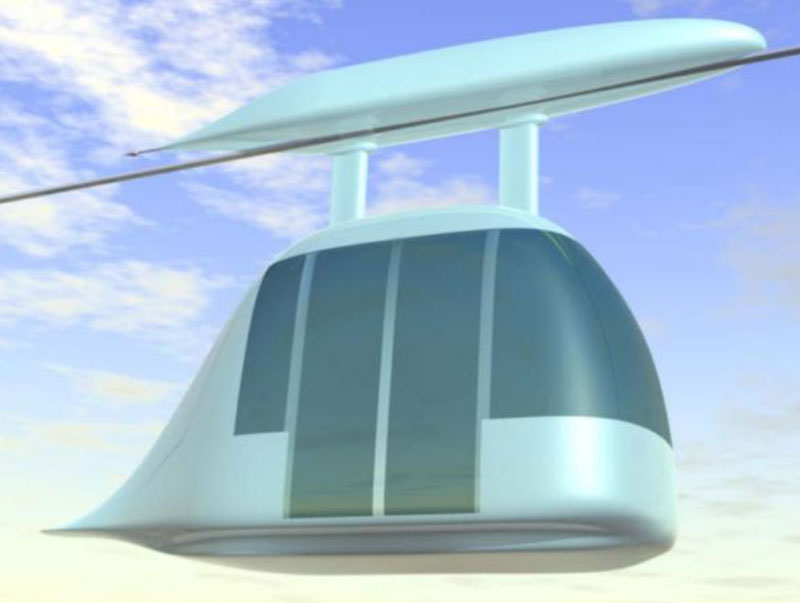 Техническое предложение на моно-юнибус для транспортной системы СТЮ в Екатеринбурге: Внешний вид моно-юнибуса Ю-373П исполнения 01