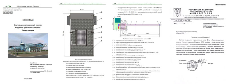 Бизнес-план: Первая очередь полигона Струнного транспорта Юницкого