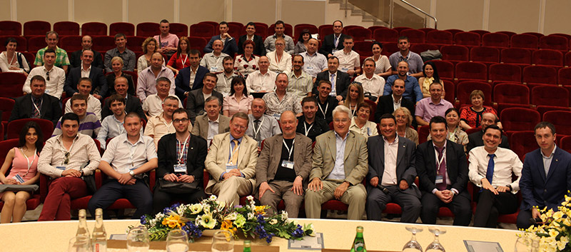 Участники Международной научно-технической конференции Технология Sky Way - ядро Евразийского развития