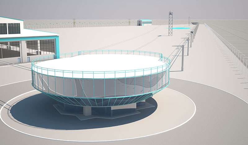 Индустриальная площадка SkyWay: городской комплекс