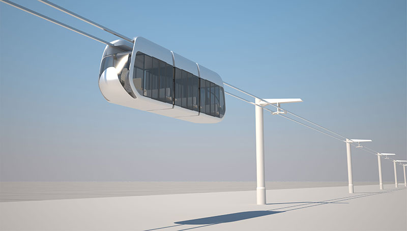 Индустриальная площадка SkyWay: скоростной городской комплекс