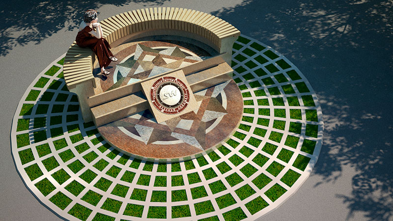 Вариант знака SkyWay Нулевой километр